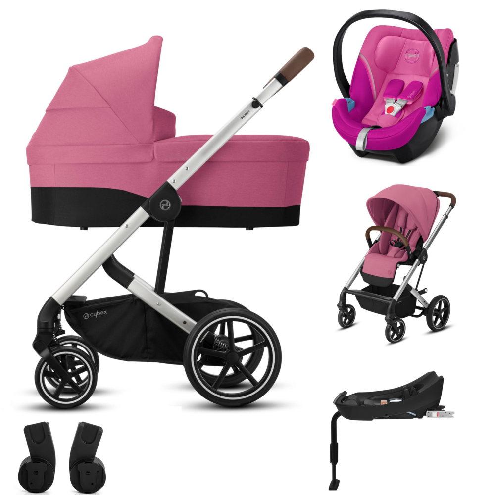 Cybex Balios S Lux 4w1 Magnolia Pink Silver Frame