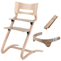 LEANDER 2w1 - krzesełko do karmienia CLASSIC™ Bielone